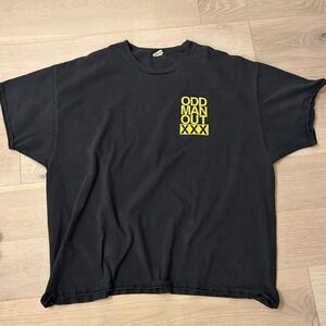 Odd Man Out Hardcore Band Tee Mens 3XL Punk Streetwear Graphic Edge Grunge Alt